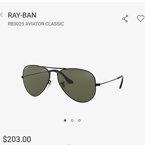 Ray ban Classic aviators black